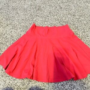 Hot pink, flowy skirt